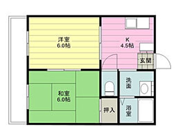 ホーリーグラウンドみずほ台の間取り