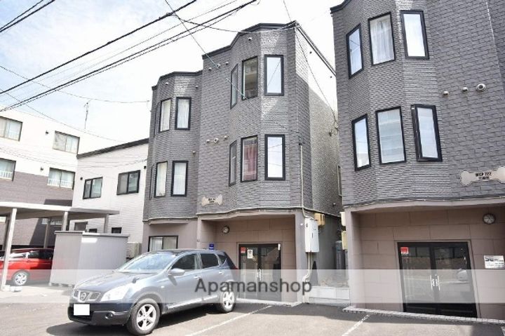北海道札幌市中央区北七条西22丁目の賃貸アパートの外観