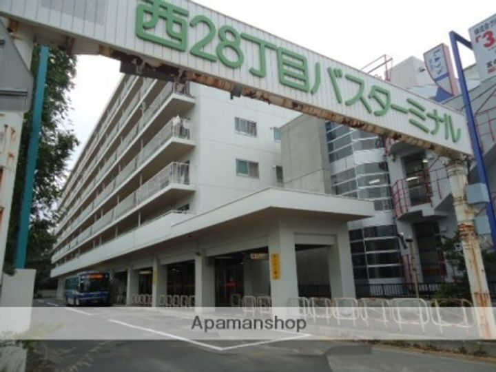 北海道札幌市中央区北三条西29丁目の賃貸アパートの周辺