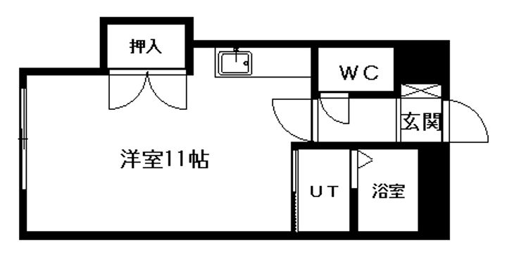 フラット蒼0407の間取り