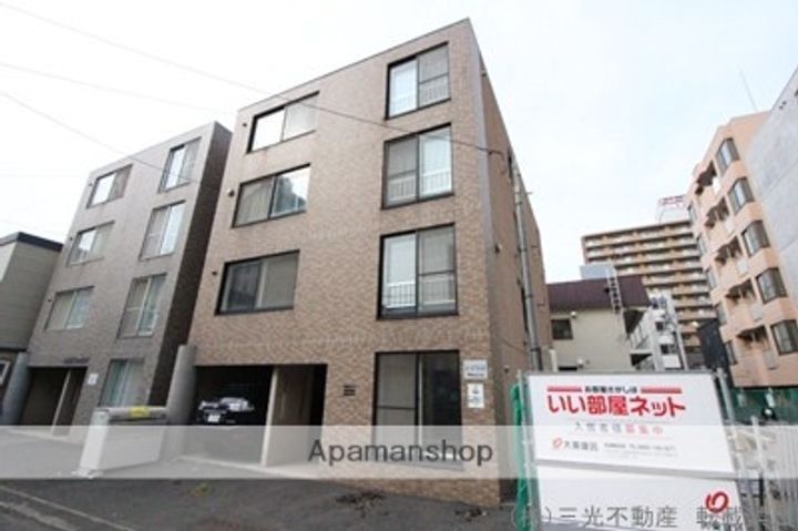北海道札幌市中央区南八条西7丁目の賃貸マンションの外観