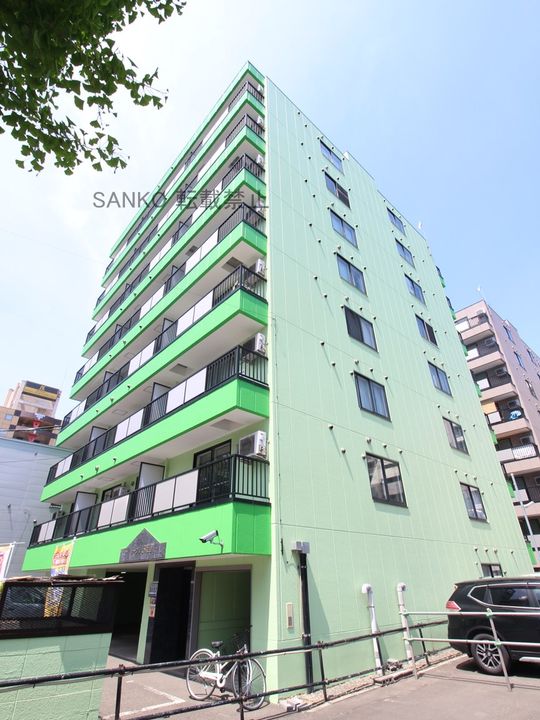北海道札幌市中央区南六条西7丁目の賃貸マンションの外観
