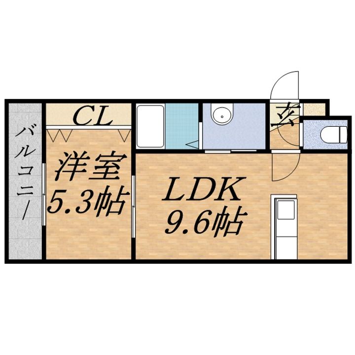 エヴァンスコート南円山の間取り