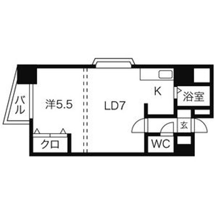 パークヒルズ中央4111007の間取り