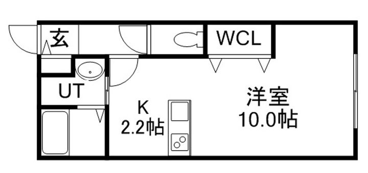 北海道札幌市白石区南郷通14丁目北の賃貸マンションの間取り