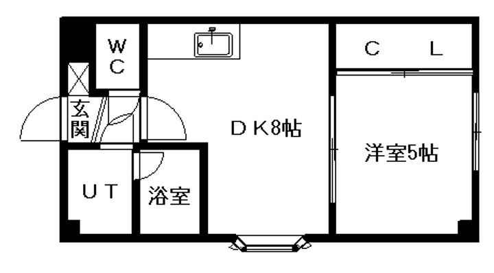 北海道札幌市中央区南七条西13丁目の賃貸マンションの間取り
