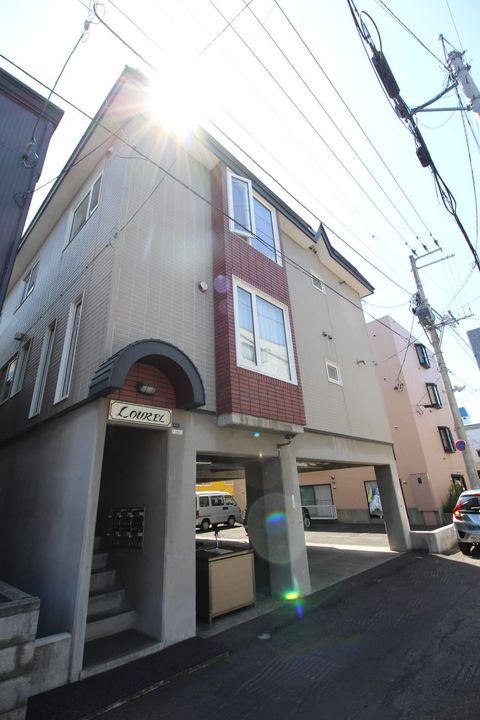 北海道札幌市中央区南七条西13丁目の賃貸アパートの外観