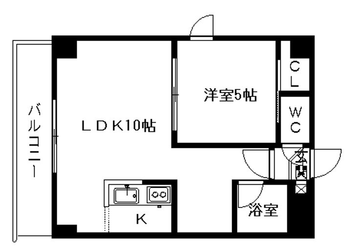 北海道札幌市中央区南六条西7丁目の賃貸マンションの間取り
