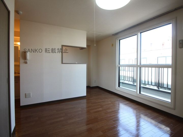 北海道札幌市中央区南六条西7丁目の賃貸マンションの居間