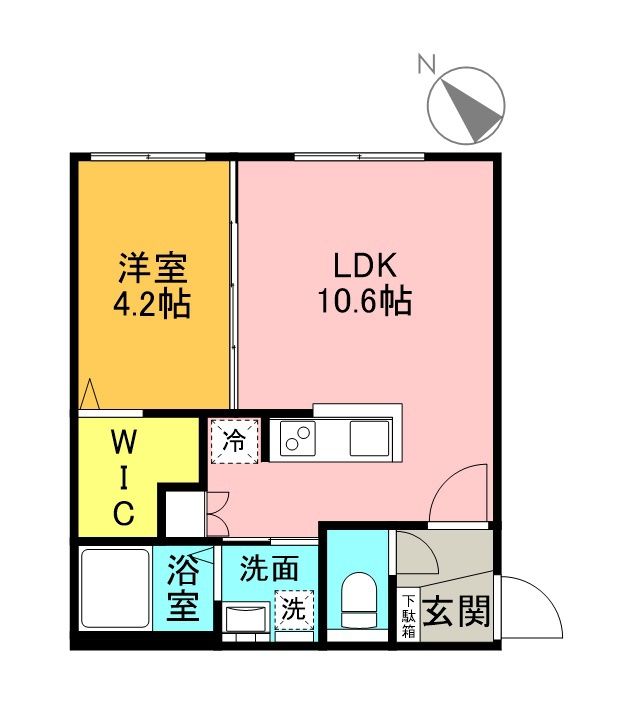 PREMIER IST NAKANOSHIMA(プレミアイスト)の間取り