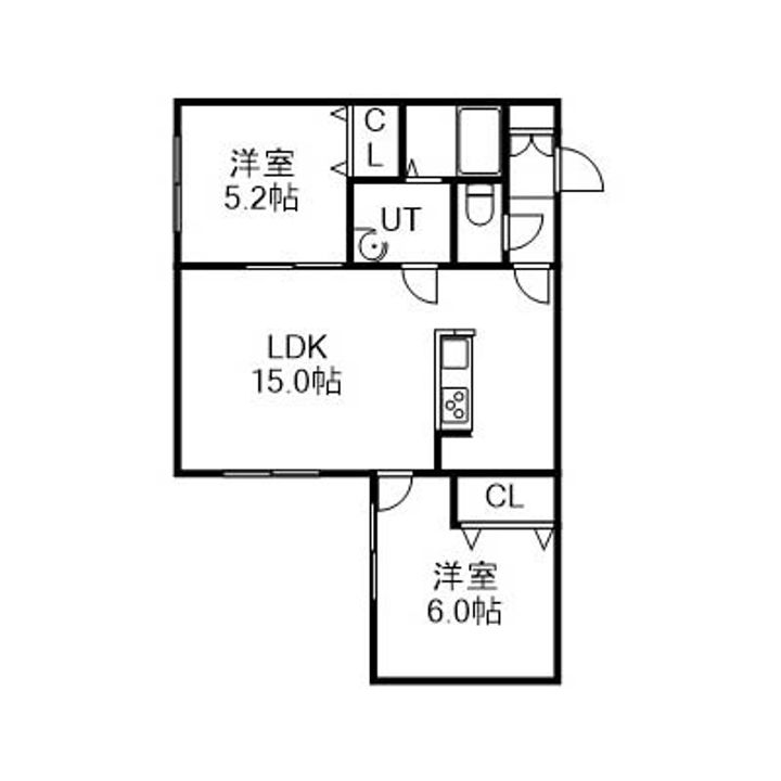 ASK・PALACEⅢ101の間取り