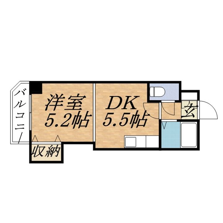 スペース南4条0713の間取り