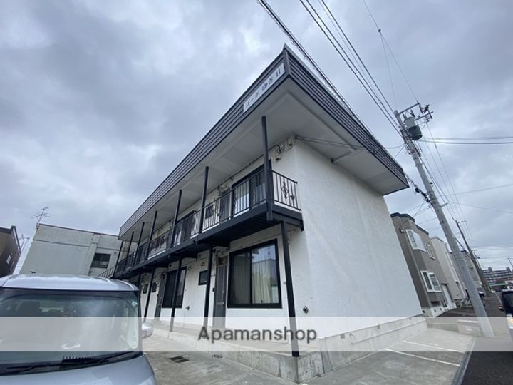 北海道札幌市白石区北郷一条8丁目の賃貸アパートの外観