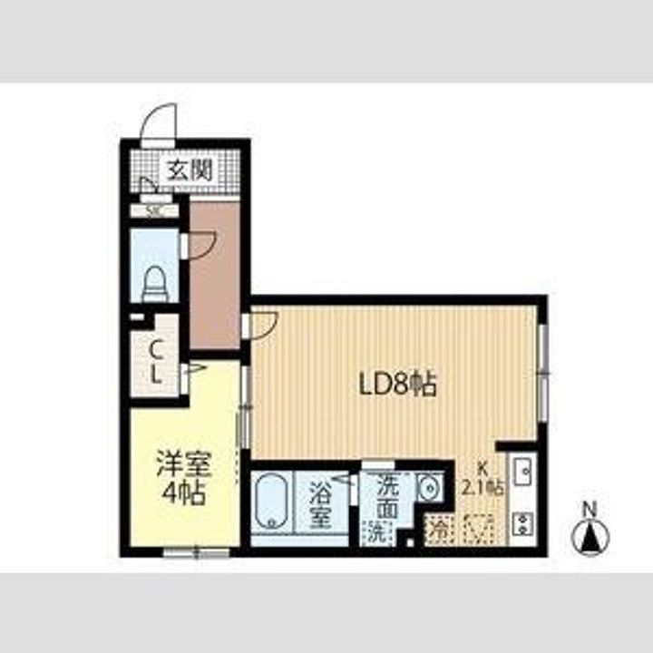 LA CONFORTO厚別の間取り