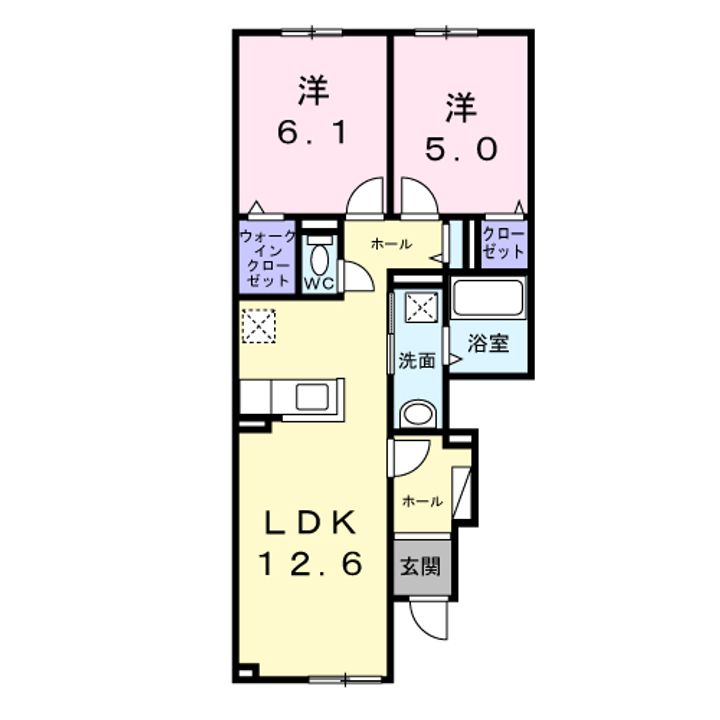 ミルトの間取り