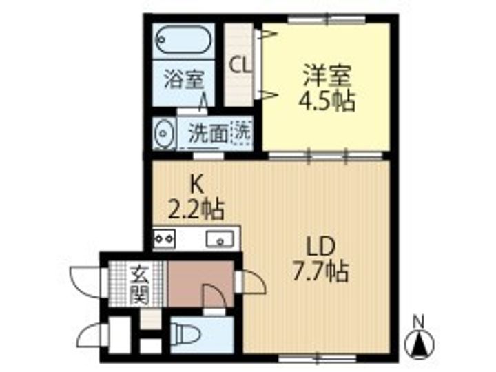 LOTUS FLEUR1の間取り