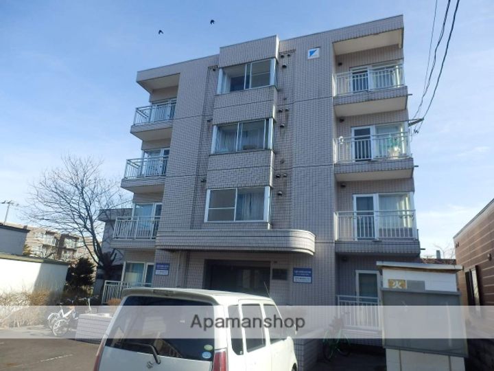 北海道札幌市北区北二十二条西9丁目の賃貸マンションの外観