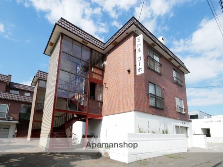 北海道札幌市北区北三十八条西2丁目の賃貸アパートの外観