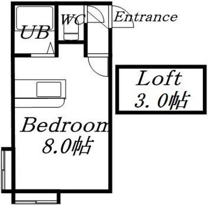パレス麻生A201の間取り