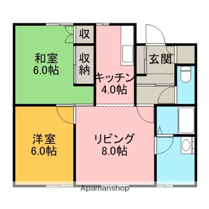 聖風マンションの間取り