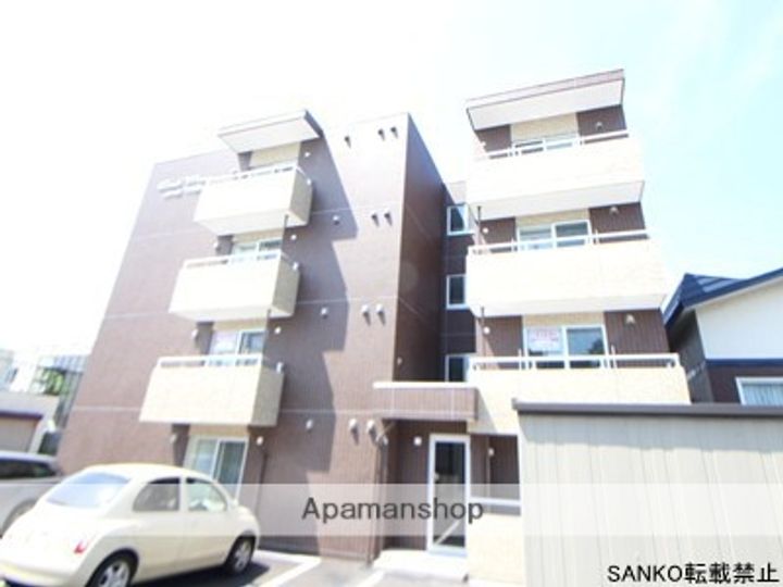 北海道札幌市豊平区月寒東四条16丁目の賃貸マンションの外観