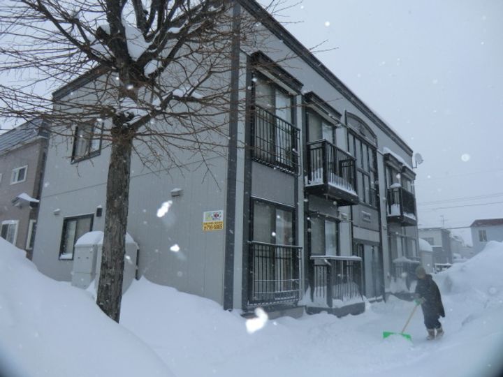 北海道札幌市北区篠路七条3丁目の賃貸アパートの外観