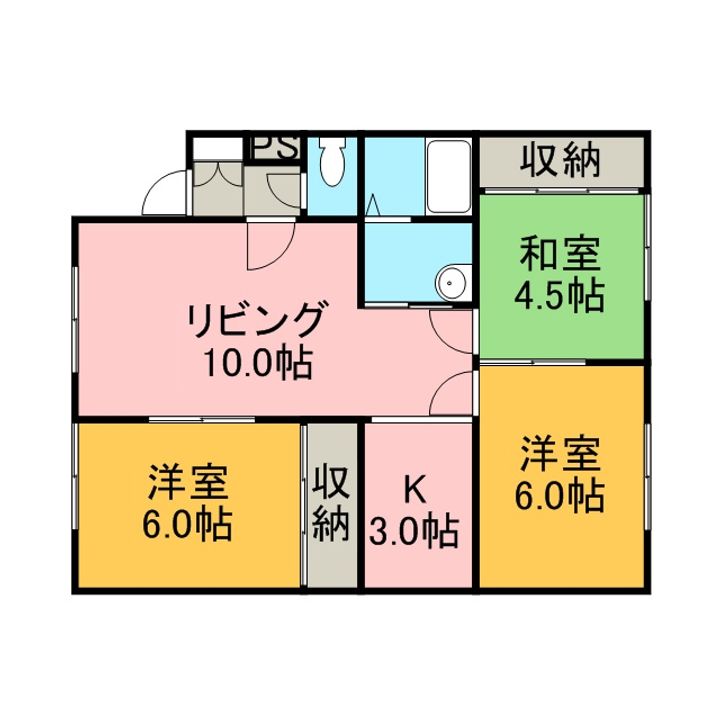 パレーシャル三和の間取り