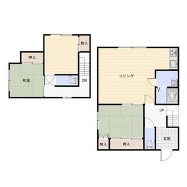 メゾネット222の間取り