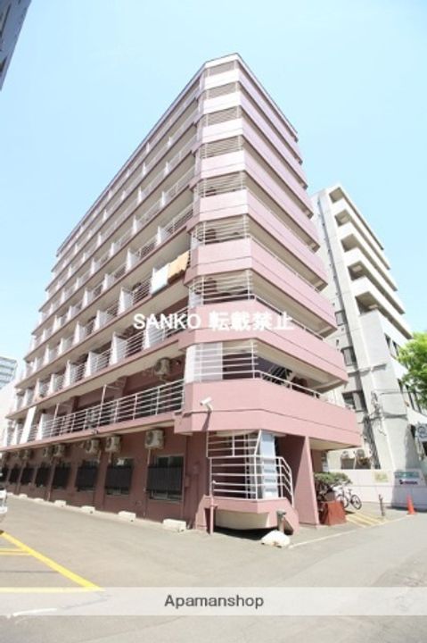 北海道札幌市北区北十三条西4丁目の賃貸マンションの外観