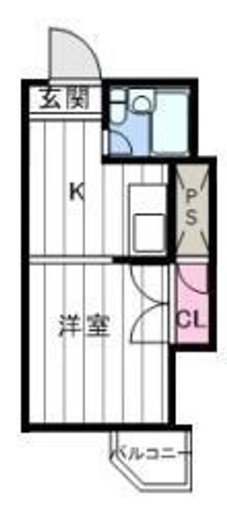 クレストコート北大前808の間取り