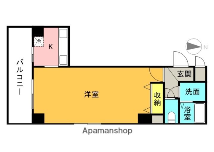 北海道札幌市中央区北二条東12丁目の賃貸マンションの間取り