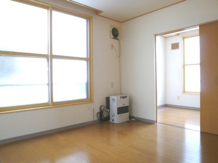 北海道札幌市北区北十九条西3丁目の賃貸アパートの居間