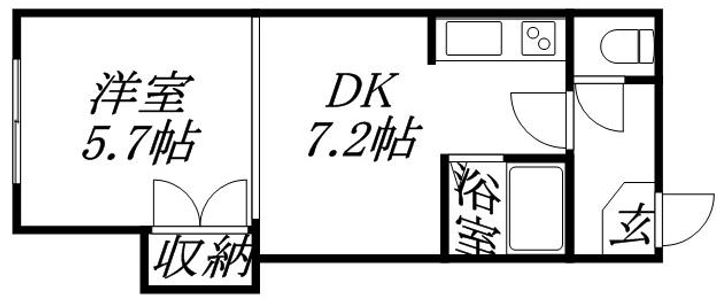 デベックス澄川47306の間取り