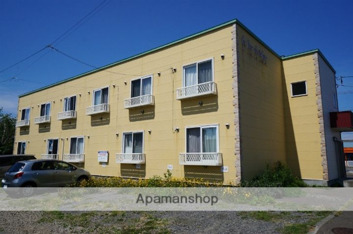 北海道石狩市花川南三条4丁目の賃貸アパートの外観