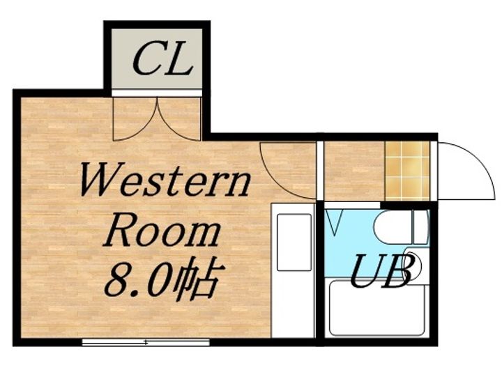第5青雲荘110の間取り