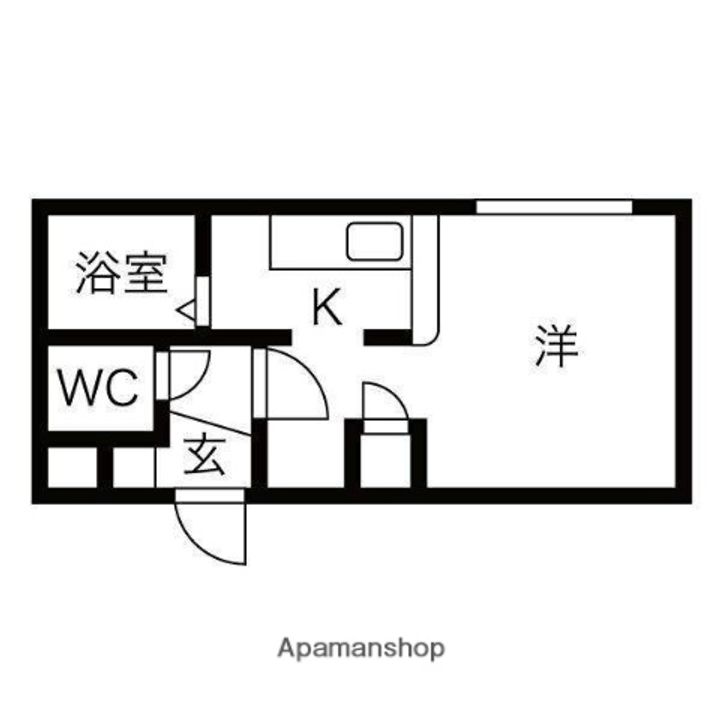 北海道札幌市東区北十二条東10丁目の賃貸マンションの間取り