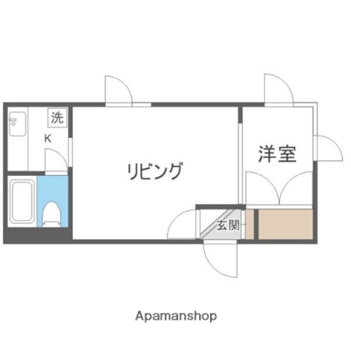 北海道札幌市東区北九条東2丁目の賃貸マンションの間取り