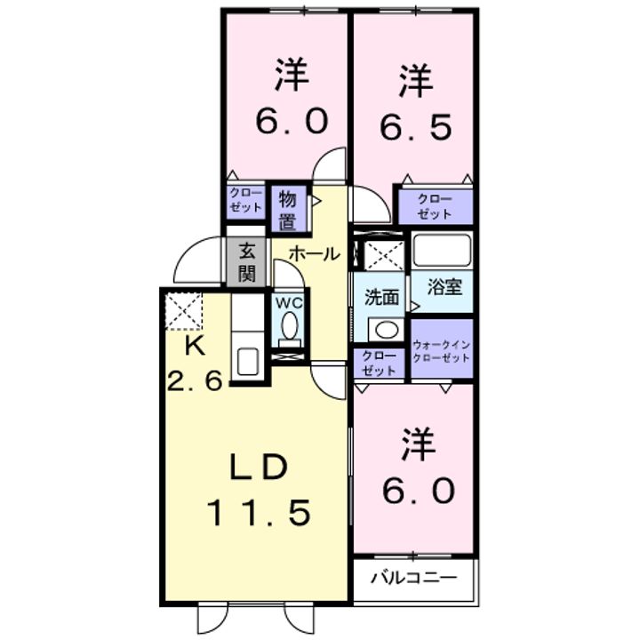 フォルシュ北円山の間取り