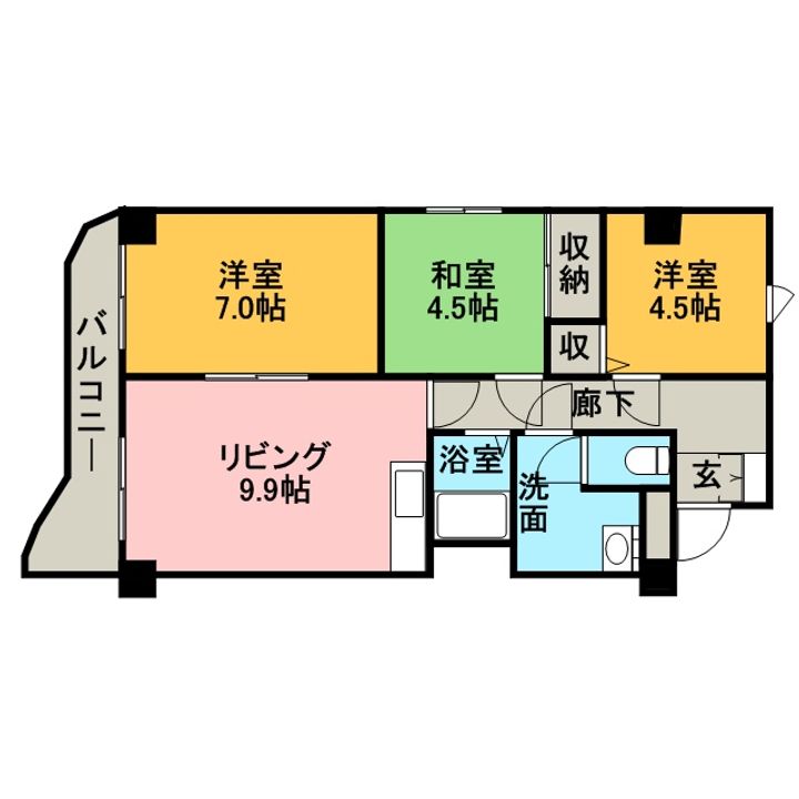 エスポワール28202の間取り