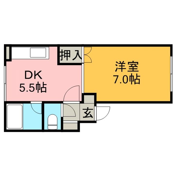 アーヴァンTOMO302の間取り