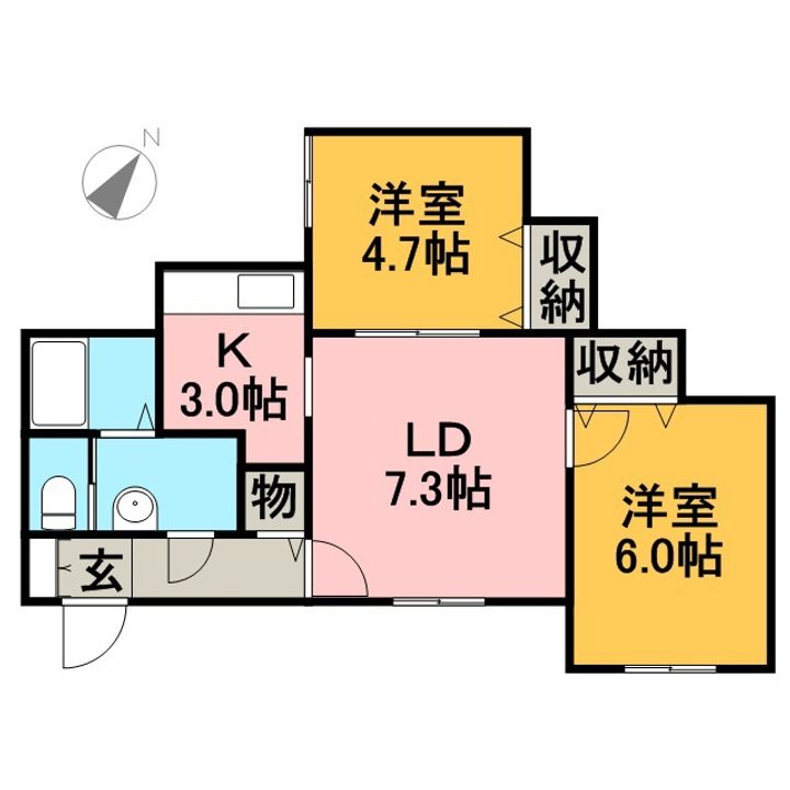 ΑNEXT札幌第19403の間取り