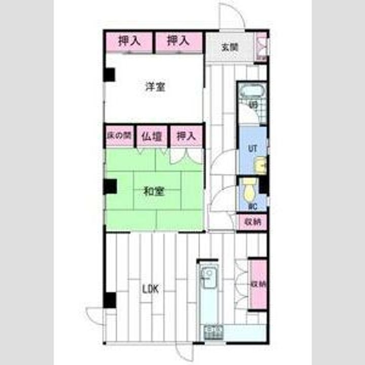 LA CASITA宮の森2階の間取り