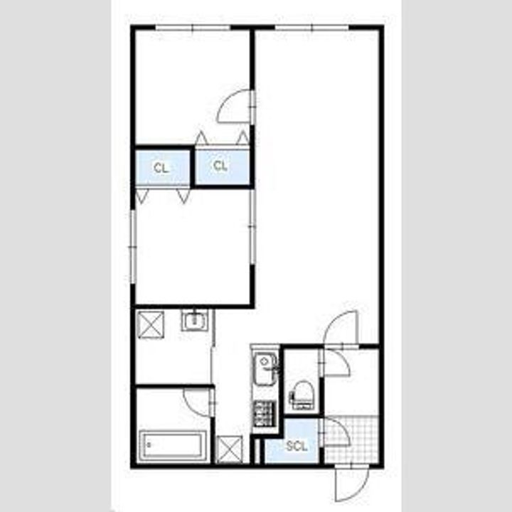 BRIGHTON COURT N20(ブライトンコートN20)401の間取り