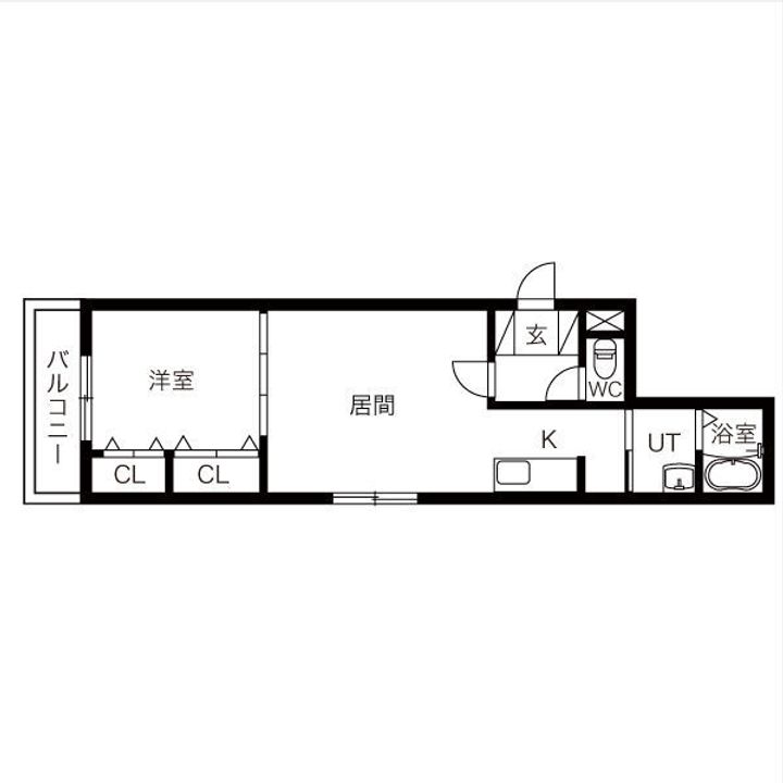 POLLUX N20(ポルックス)101の間取り