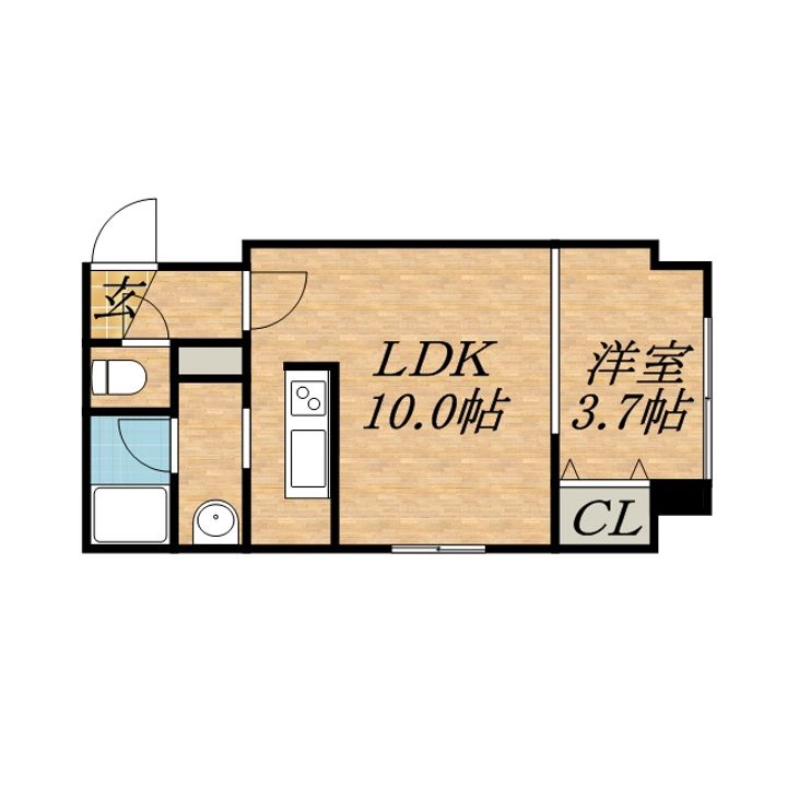 コートS&R407の間取り