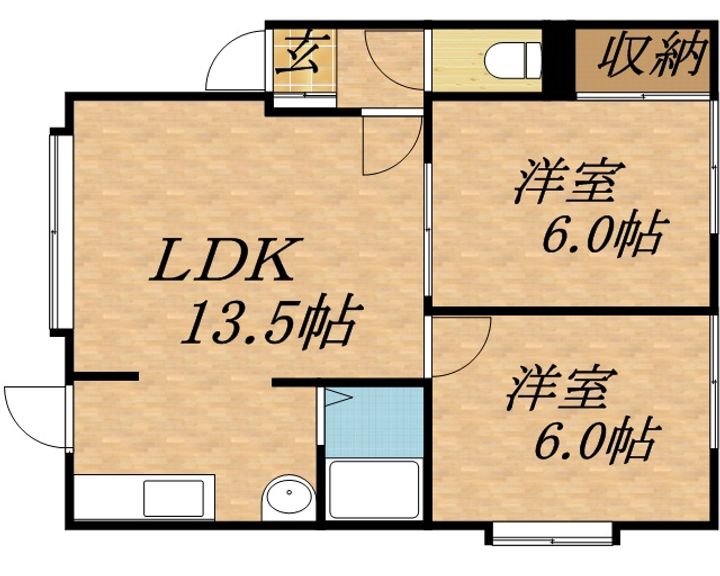 ソシアルトミイNO.163の間取り