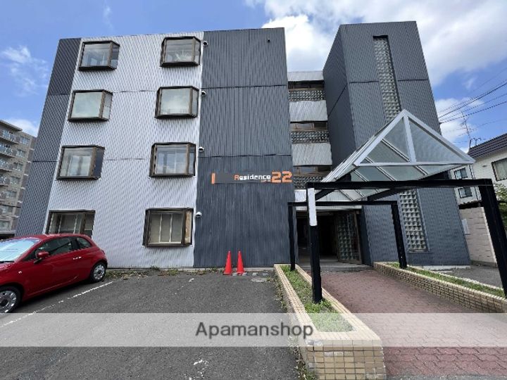 北海道札幌市北区北二十二条西5丁目の賃貸マンションの外観