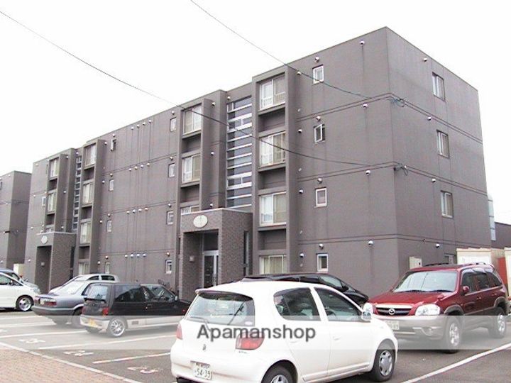 北海道札幌市北区百合が原4丁目の賃貸マンションの外観