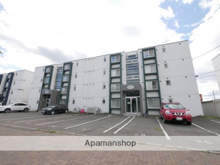 北海道札幌市北区百合が原4丁目の賃貸マンションの外観