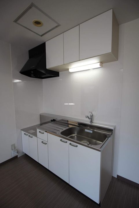 北海道札幌市北区新琴似十一条8丁目の賃貸マンションのキッチン